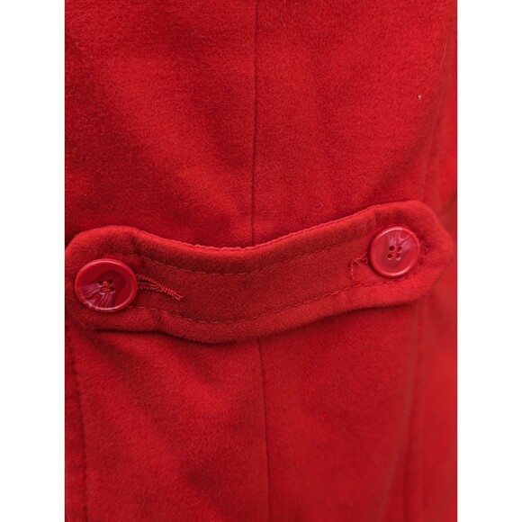 Torrid NWT 0x Large Red Double Breasted Peacoat Coat - Picture 10 of 12